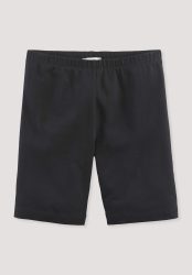 hessnatur Kinder Radlerhose aus Bio-Baumwolle - schwarz Grösse110/116