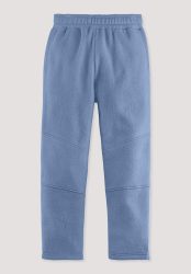 hessnatur Kinder Softfleece Hose aus Bio-Baumwolle - blau Grösse122/128