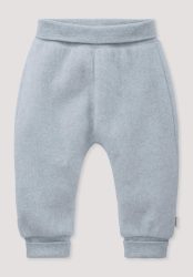 hessnatur Baby Softfleece Hose aus Bio-Baumwolle - blau Grösse98/104