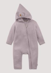 hessnatur Baby Fleece Overall aus Bio-Baumwolle - rosa Grösse98