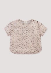 hessnatur Baby Musselin Shirt aus Bio-Baumwolle - orange Grösse74/80