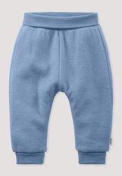 hessnatur Baby Softfleece Hose aus Bio-Baumwolle - blau Grösse74/80