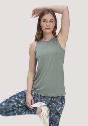 hessnatur Loungewear Top Regular ACTIVE COMFORT aus TENCEL™ Lyocell - grün Grösse34