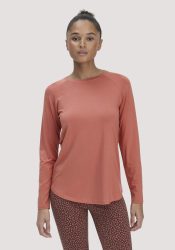 hessnatur Loungewear Longsleeve Regular ACTIVE COMFORT aus TENCEL™ Lyocell - orange Grösse40