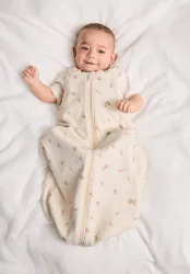 hessnatur Baby Piqué Schlafsack aus Bio-Baumwolle - natur - Größe 110cm