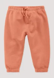 hessnatur Baby Sweathose BETTER RECYCLING aus Bio-Baumwolle - orange Grösse98/104