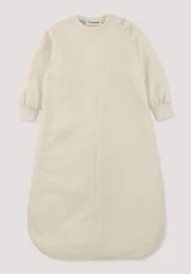 hessnatur Baby Light Slub Jersey Schlafsack aus Bio-Baumwolle - naturfarben Grösse110cm