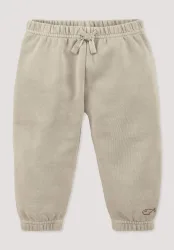 hessnatur Baby Sweathose BETTER RECYCLING aus Bio-Baumwolle - beige Grösse74/80