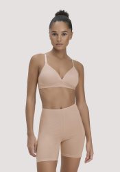 hessnatur Damen Shorts High Waist PURE FLOW aus TENCEL™ Modal - rosa Grösse48