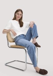 hessnatur Damen Sabot aus Nappaleder - braun Grösse36