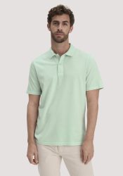 hessnatur Herren Jersey Polo Regular aus Bio-Baumwolle - grün Grösse46