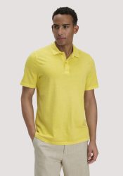 hessnatur Herren Jersey Polo Regular aus Bio-Baumwolle - gelb Grösse46