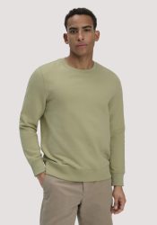 hessnatur Herren Sweatshirt Regular BETTERRECYCLING aus Bio-Baumwolle - grün GrösseS