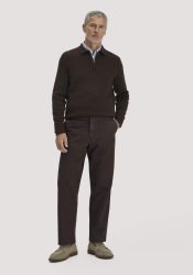 hessnatur Herren Chino RONNEL Relaxed aus Bio-Baumwolle - braun Grösse33/32