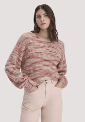hessnatur Damen Strick Pullover Relaxed aus Alpaka - orange GrösseXXL