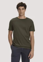 hessnatur Herren T-Shirt Regular aus Regenerative Organic Cotton (ROC) - grün - Größe 46