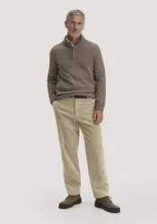 hessnatur Herren Cordhose RONNEL Relaxed aus Bio-Baumwolle - beige - Größe 38/34