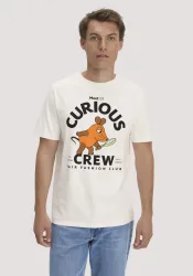 hessnatur Herren T-Shirt DIE MAUS Relaxed aus Bio-Baumwolle mit recycelter Baumwolle - weiß - Größe 50