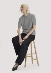 hessnatur, hessnatur Damen Ballerina aus Rindleder - schwarz - Größe 38