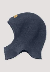 hessnatur Baby Wollfleece Mütze aus Bio-Merinowolle - blau Grösse45-47 cm Kopfumfang
