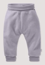 hessnatur Baby Softfleece Hose aus Bio-Baumwolle - lila - Größe 74/80