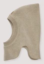 hessnatur Baby Softfleece Mütze aus Bio-Baumwolle - beige - Größe 41/43