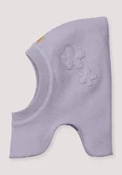 hessnatur Baby Softfleece Mütze aus Bio-Baumwolle - lila - Größe 41/43