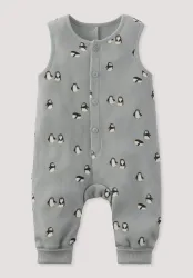 hessnatur Baby Piqué Strampler aus Bio-Baumwolle - blau - Größe 74/80