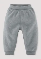 hessnatur Baby Wollfrottee Hose aus Bio-Merinowolle - blau - Größe 62/68