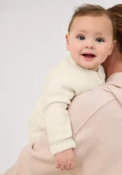 hessnatur Baby Erstausstattung Softfleece aus Bio-Baumwolle - natur - Größe 62/68