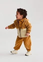 hessnatur Baby Cord Hose Mini BOHO aus Bio-Baumwolle - braun - Größe 62/68