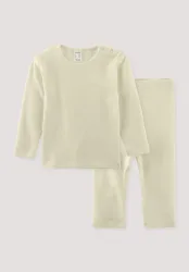 hessnatur Baby Unterwäsche-Set aus Bio-Merinowolle mit Seide - natur - Größe 74/80