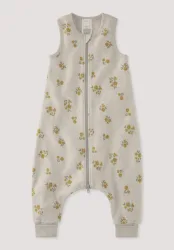 hessnatur Baby Fleece Schlafsack aus Bio-Baumwolle - beige - Größe 82cm
