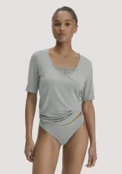 hessnatur Damen Slip Regular Cut PURE SENSE aus TENCEL? Modal - blau - Größe 38