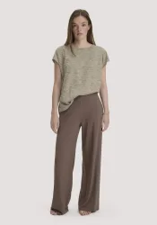 hessnatur Damen Schlafhose PURE SENSE aus TENCEL? Modal - braun - Größe 34