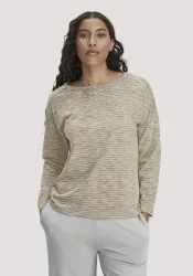 hessnatur Damen Schlafshirt Relaxed aus Bio-Baumwolle mit TENCEL? Modal - braun - Größe 36