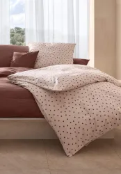 hessnatur Renforcé Bettwäsche Set AUDREY aus Bio-Baumwolle - rosa - Größe 155x220 / 80x80 cm