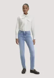hessnatur Damen Jeans LEA Slim aus Bio-Baumwolle mit recycelter Baumwolle - blau Grösse31/34