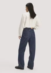 hessnatur Damen Jeans GIERA Straight Relaxed aus Bio-Denim - blau - Größe 26/34