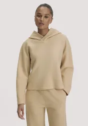 hessnatur Damen Pullover Oversize aus Schurwolle - beige - Größe L