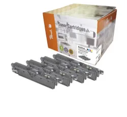 Peach HP 122 A 4 Toner (bk, c/m/y) ersetzt HP No. 122A , C3961A, C3962A, C3963A, C3964A für z.B. HP Color LaserJet 2550, HP Color LaserJet 2550 L
