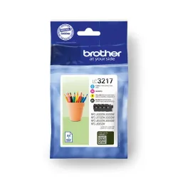 Brother - LC3217 (Schwarz, Gelb, Magenta, Cyan, Tinte), One Size