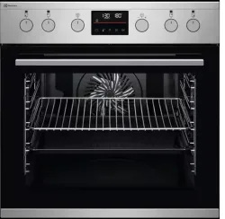 Electrolux, Electrolux EH6L40CN Einbau Herd 60cm – Einbau Herd 60 cm – chrom
