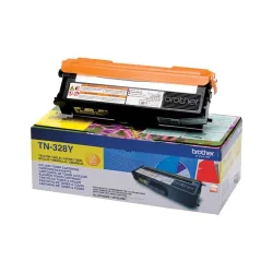 Brother B328Y Toner XL ye - Brother TN-328Y für z.B. Brother DCP -9270 CDN, Brother HL -4500, Brother HL -4570 CDW, Brother HL -4570 CDWT