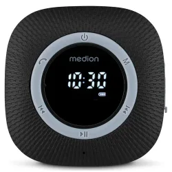 MEDION LIFE S66884 Duschradio, LED-Display, UKW-Radio, IPX6 Schutz, Bluetooth® 5.0, 30 W Ausgangsleistung (3 W RMS)