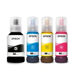 Epson E102cmybk Druckerpatronen (bk, c, m, y) - Epson No. 102 cmybk, T03R640 für z.B. Epson EcoTank ET -2700, Epson EcoTank ET -2750