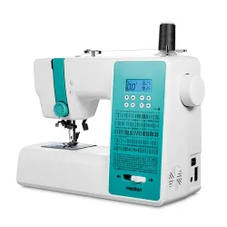 MEDION LIFE Digitale Nähmaschine SD36 (MD11881) türkis, einstellbare Stichlänge und Stichbreite, 270 Stichmuster, Integriertes Zubehörfach, 36 Watt Motorleistung