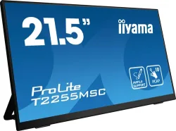Iiyama ProLite Touchscreen-Monitor EEK: D (A - G) 54.6 cm (21.5 Zoll) 1920 x 1080 Pixel 16:9 5 ms HDMI®, DisplayPort,