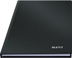 Leitz Notizbuch Solid A5 kariert, schwarz