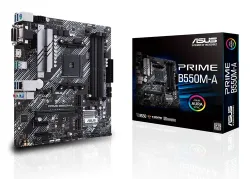 ASUS, Asus PRIME B550M-A Mainboard Sockel (PC) AMD® AM4 Formfaktor (Details) Micro-ATX Mainboard-Chipsatz AMD® B550